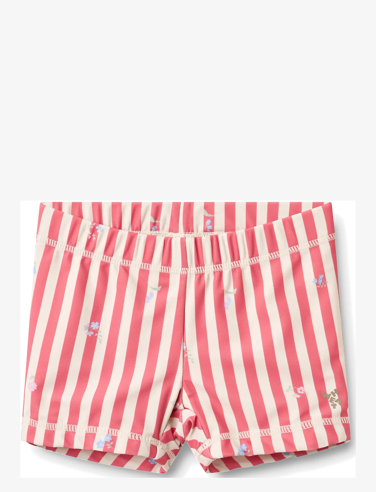 Wheat - Swim Shorts Niki - swimshorts - red stripe flowers - 0