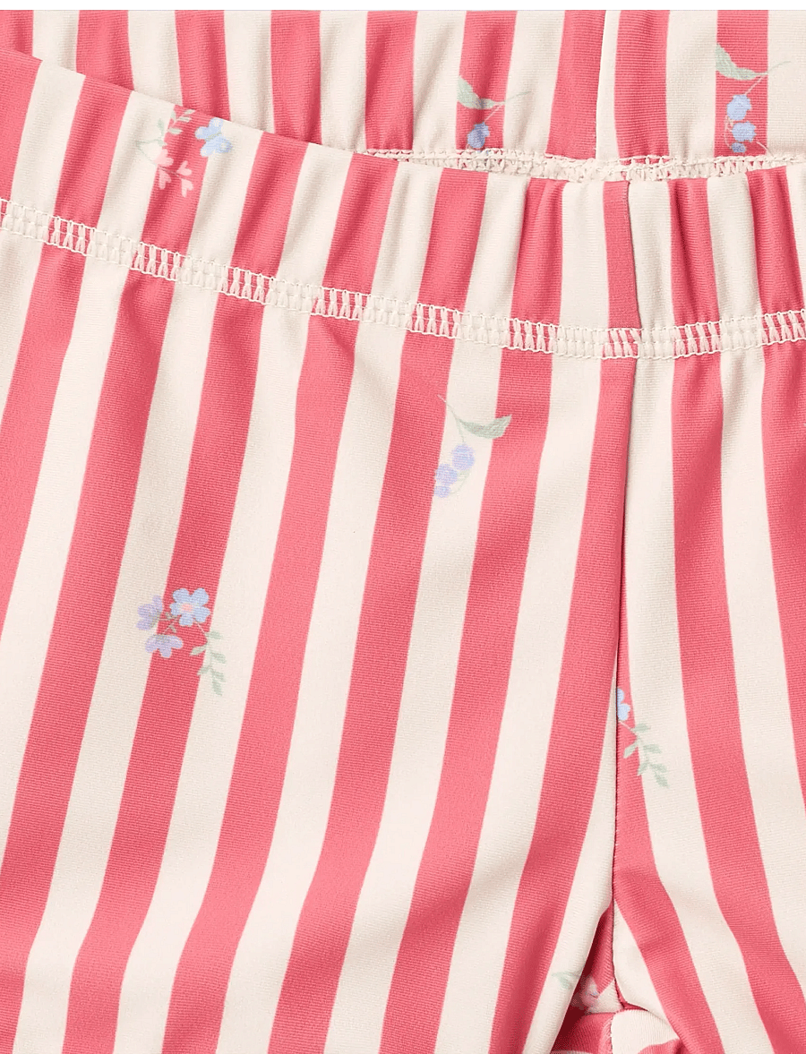 Wheat - Swim Shorts Niki - uv-kleding - red stripe flowers - 2