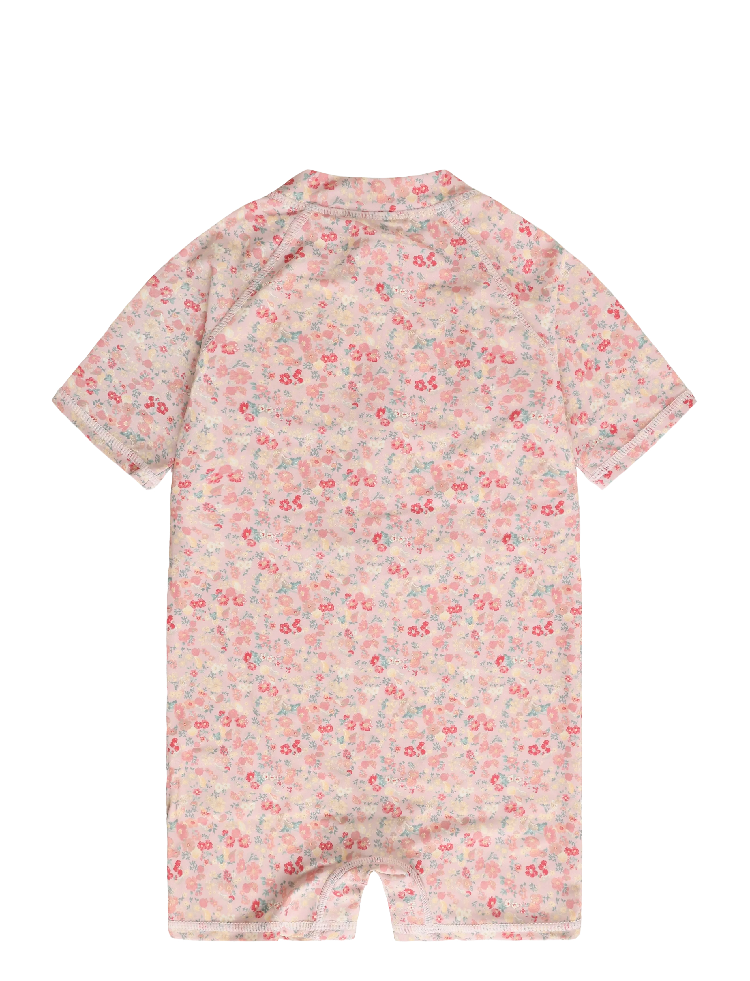 Wheat - Swimsuit S/S Cas - powder flowers and seashells - 1