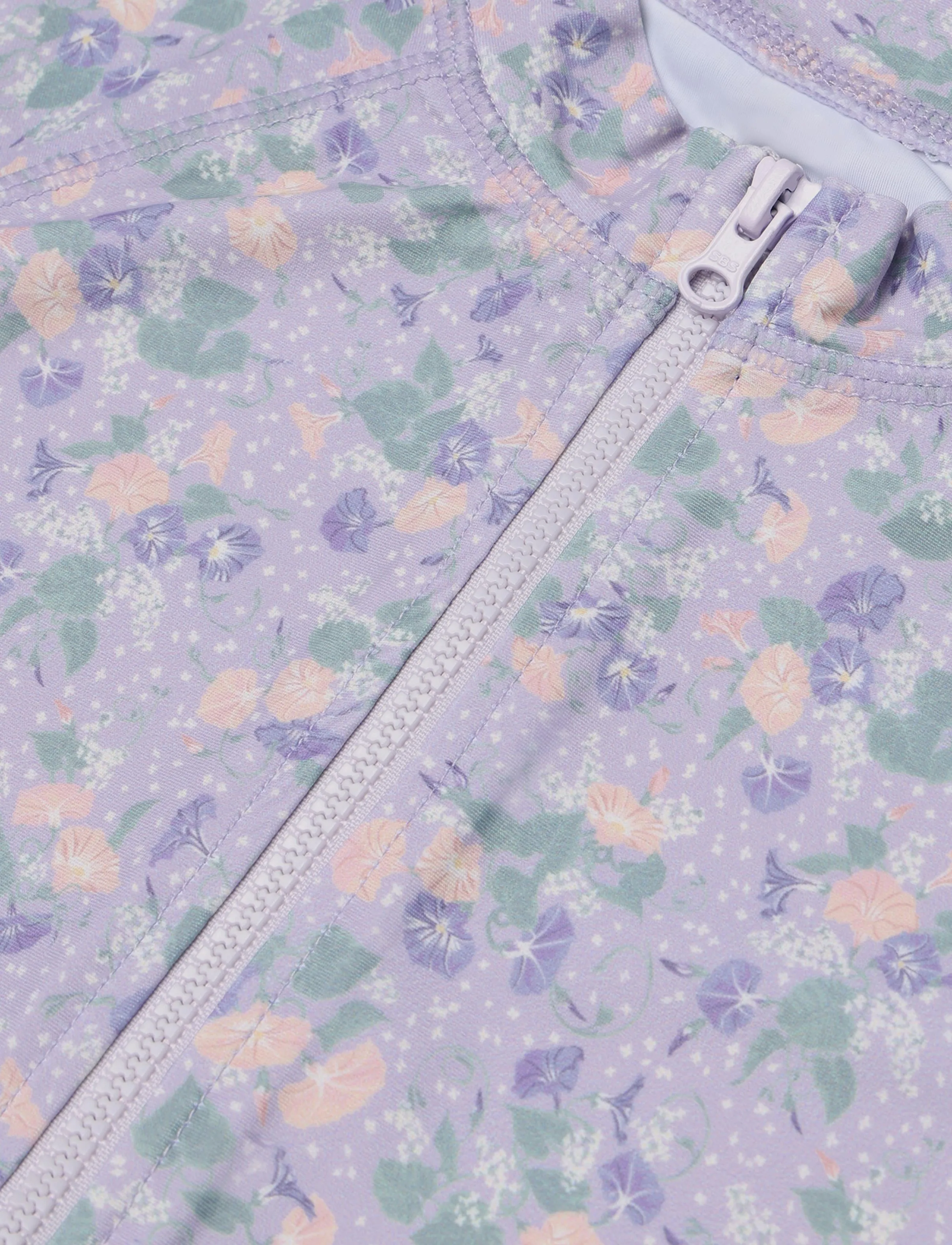Wheat - Swimsuit S/S Cas - summer savings - purple light petunias - 2