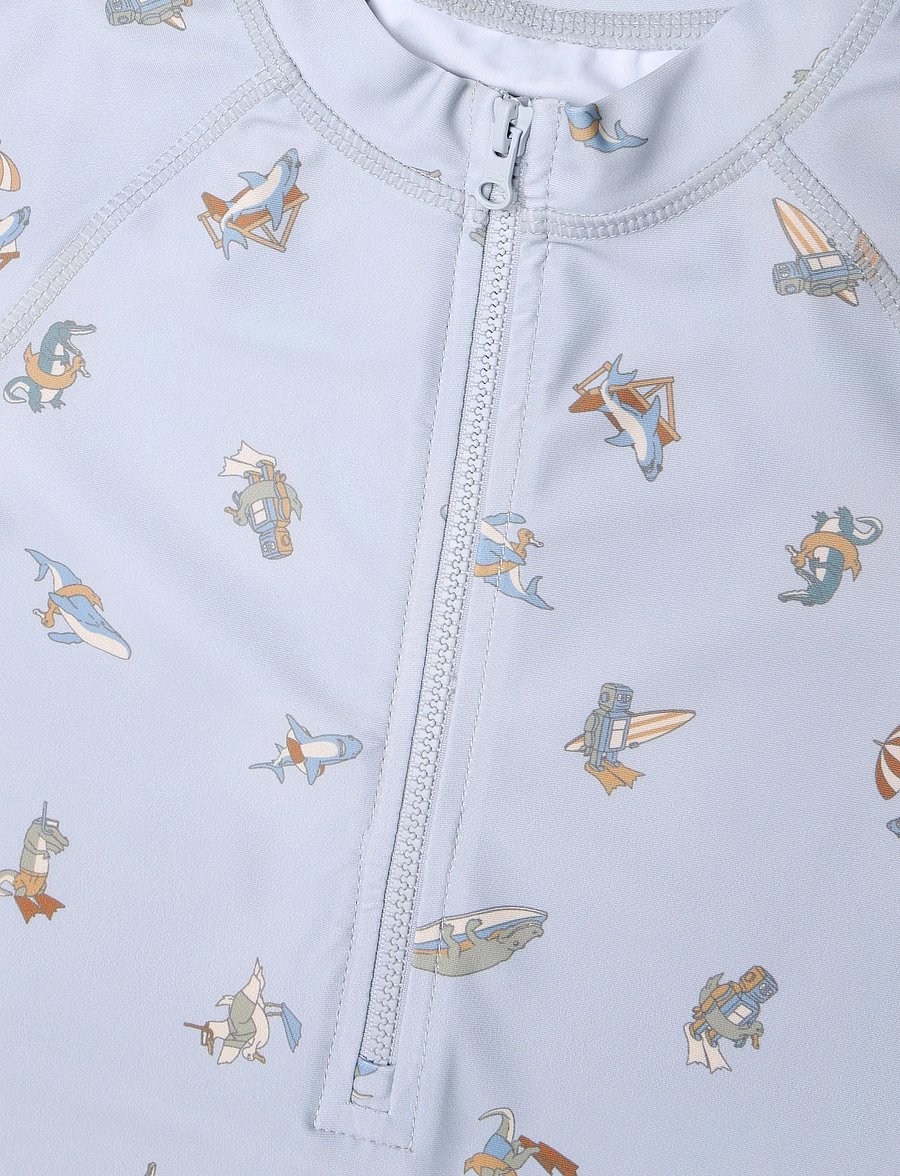 Wheat - Swimsuit S/S Cas - baddräkter - swim club - 2