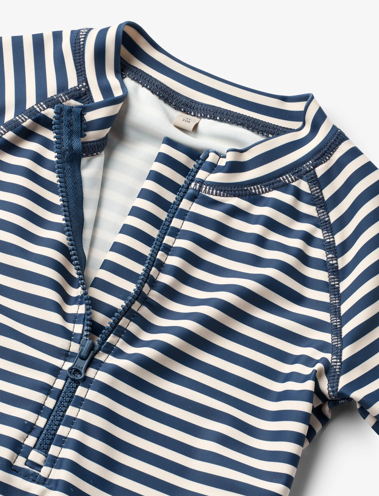 Wheat - Swimsuit S/S Cas - indigo stripe - 2