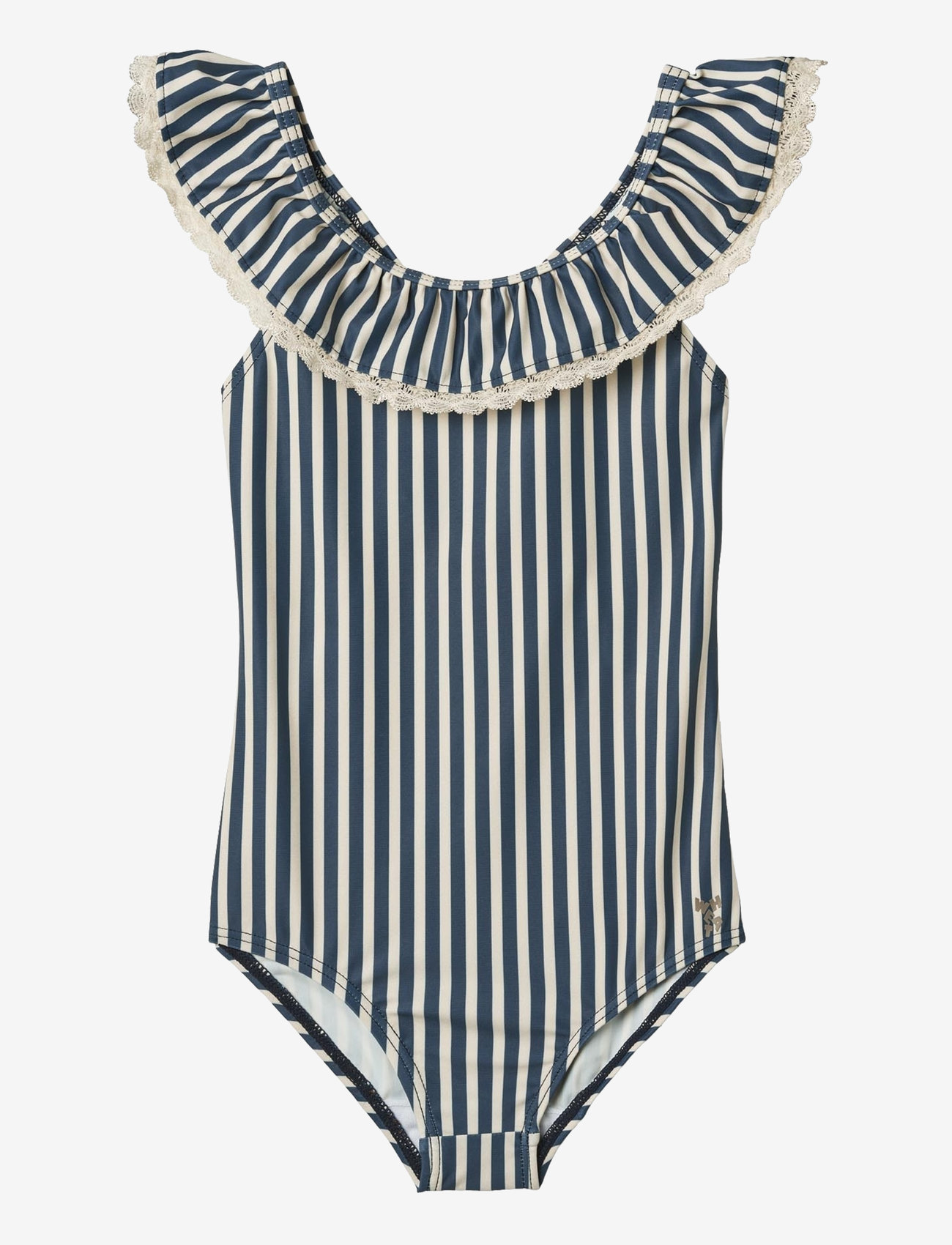 Wheat - Swimsuit Doris - baddräkter - blue stripe - 1