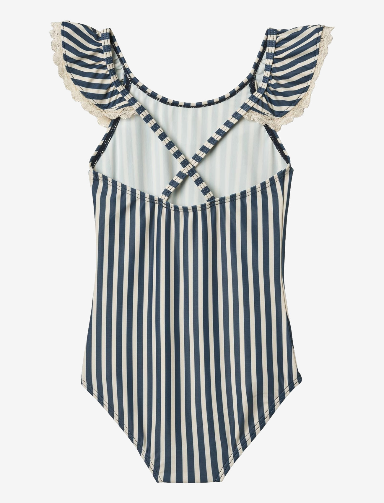 Wheat - Swimsuit Doris - baddräkter - blue stripe - 2