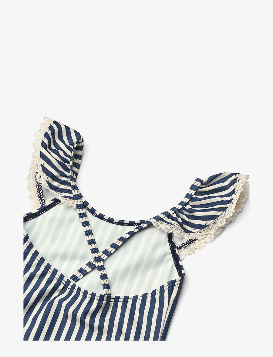 Wheat - Swimsuit Doris - uv-kläder - blue stripe - 3