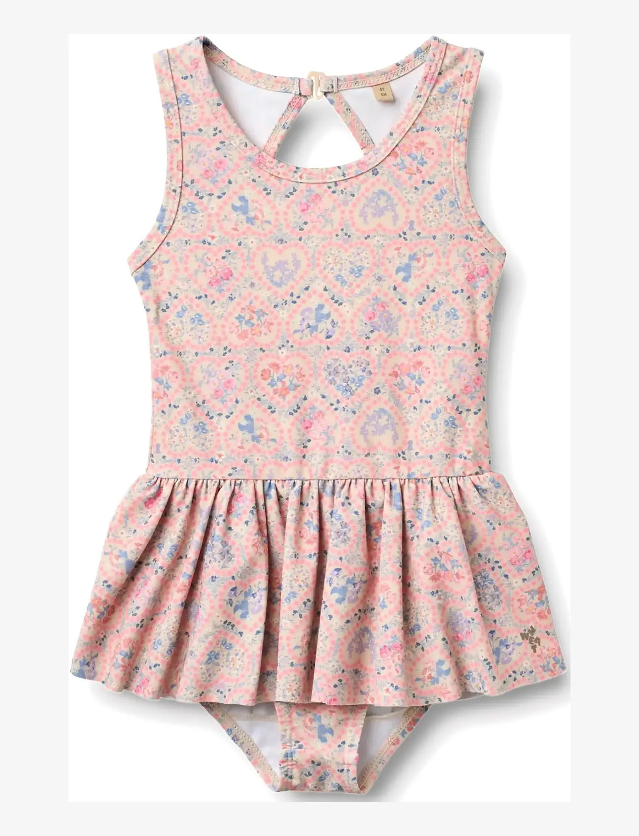 Wheat - Swimsuit Erna - maillots 1 pièce - pink heart flowers - 0