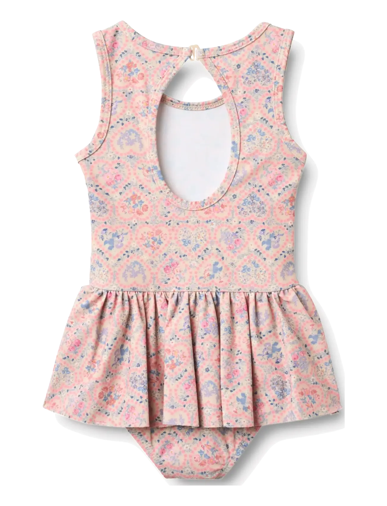 Wheat - Swimsuit Erna - pink heart flowers - 1