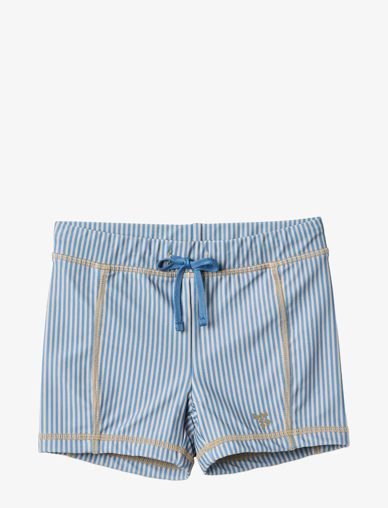 Wheat - Swim Shorts Ulrik - badebukser - blue swim stripe - 0