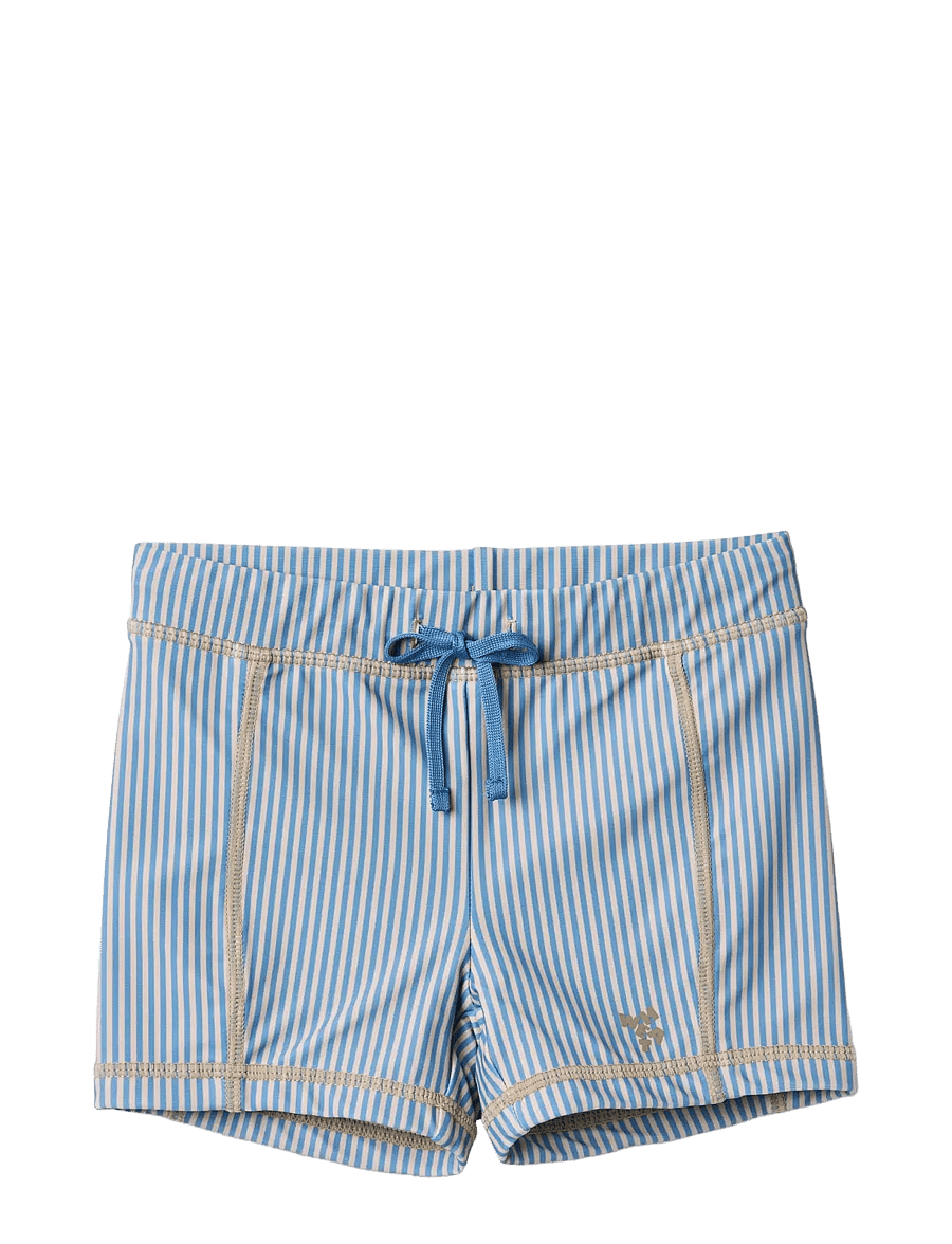 Wheat - Swim Shorts Ulrik - blue swim stripe - 0