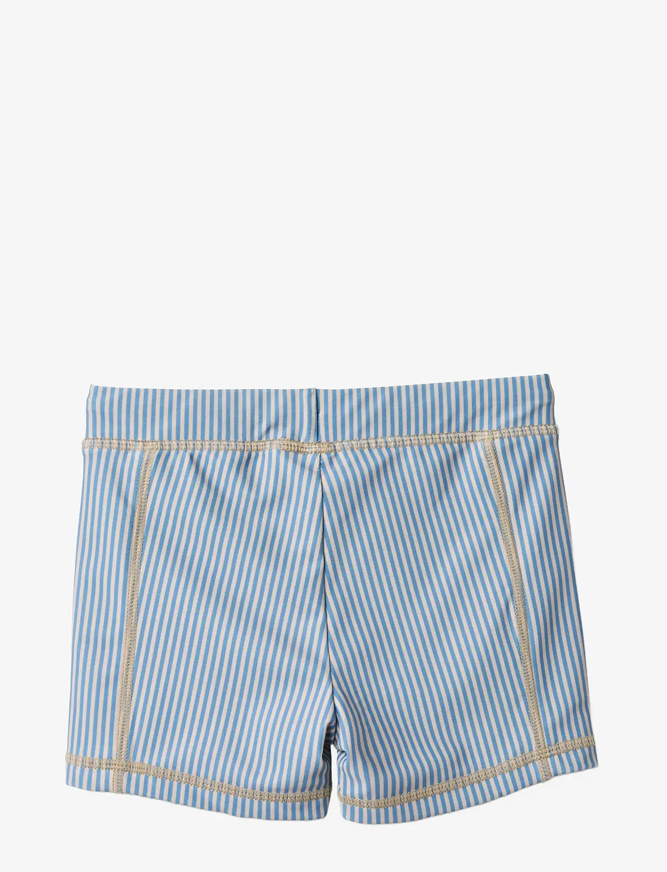 Wheat - Swim Shorts Ulrik - badebukser - blue swim stripe - 1