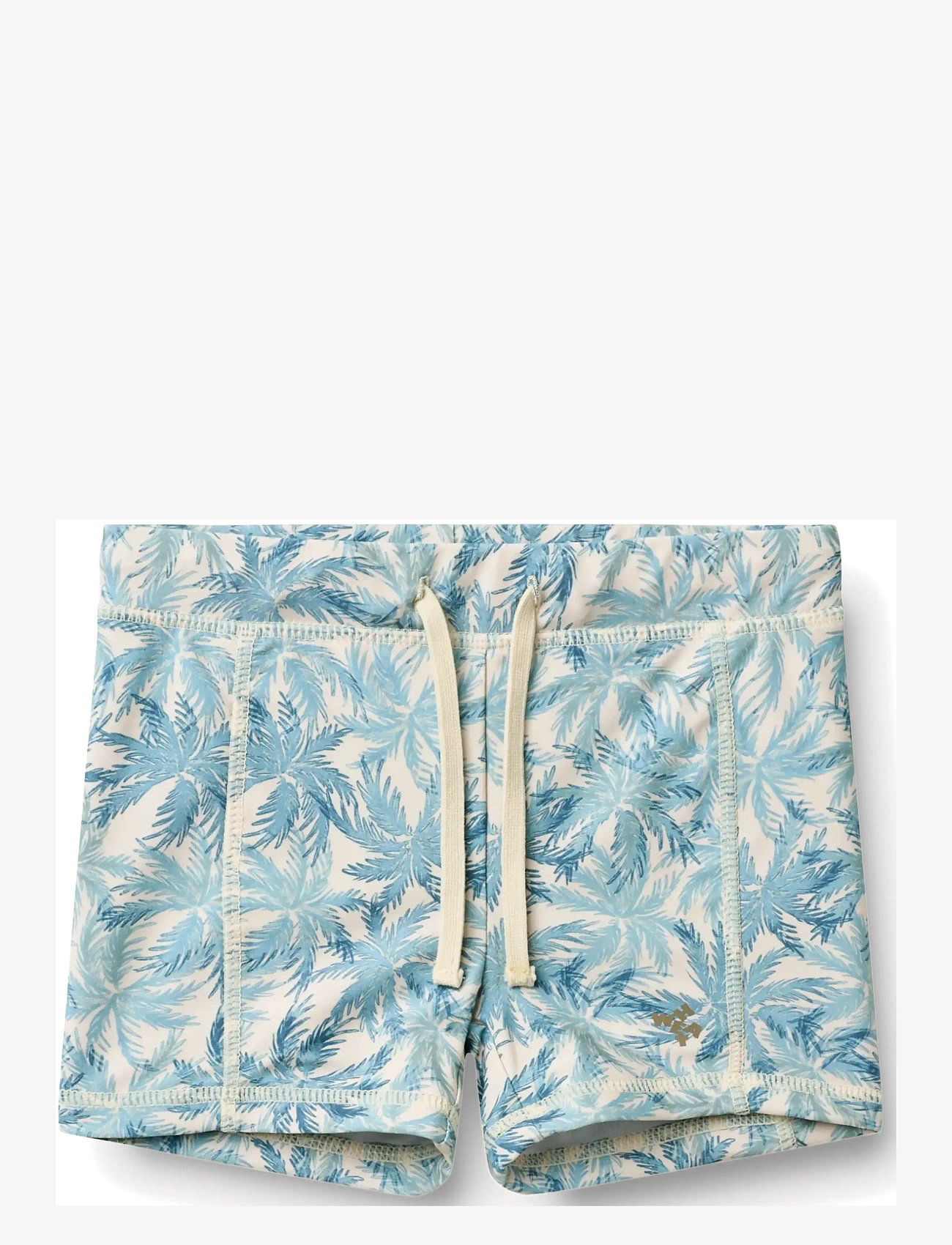 Wheat - Swimshorts Ulrik - gode sommertilbud - blue palm - 0