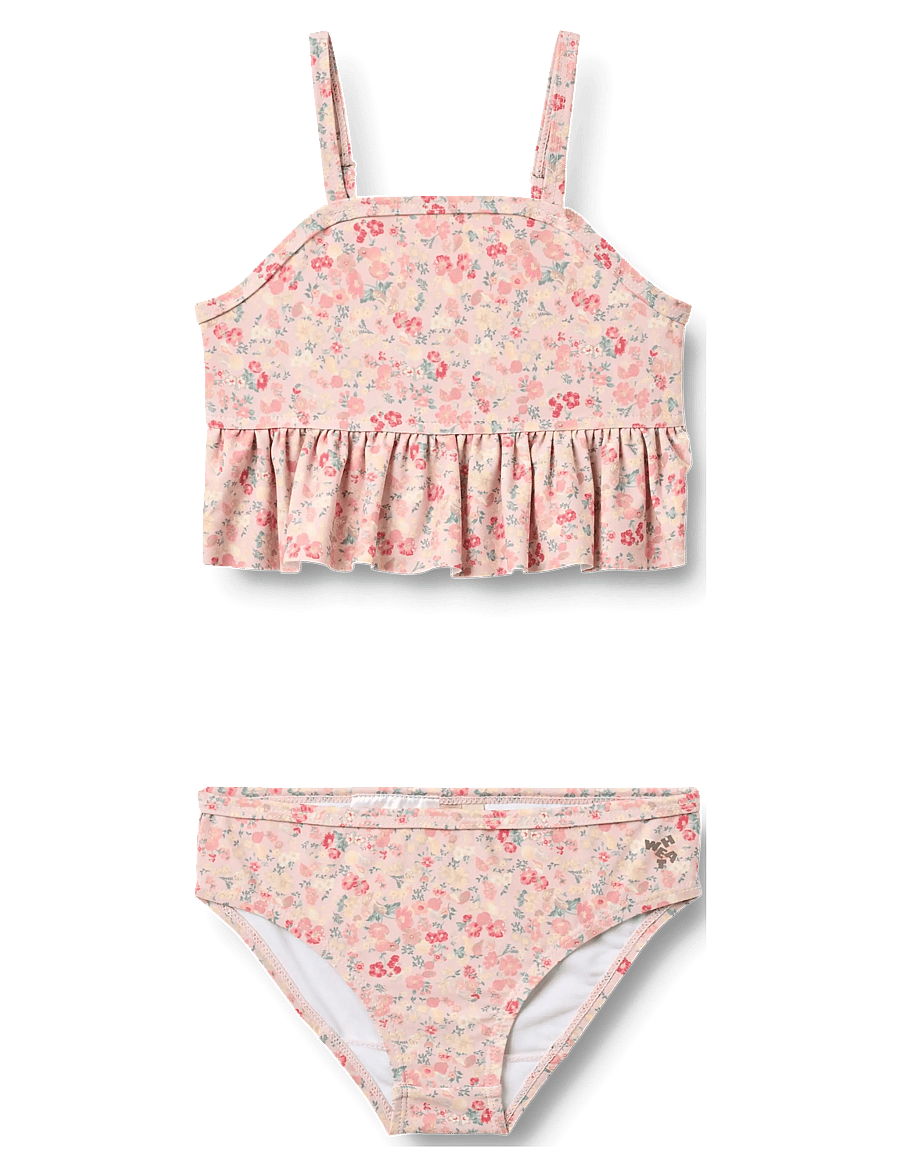 Wheat - Bikini Lærke - uv-kaitsega riided - powder flowers and seashells - 0