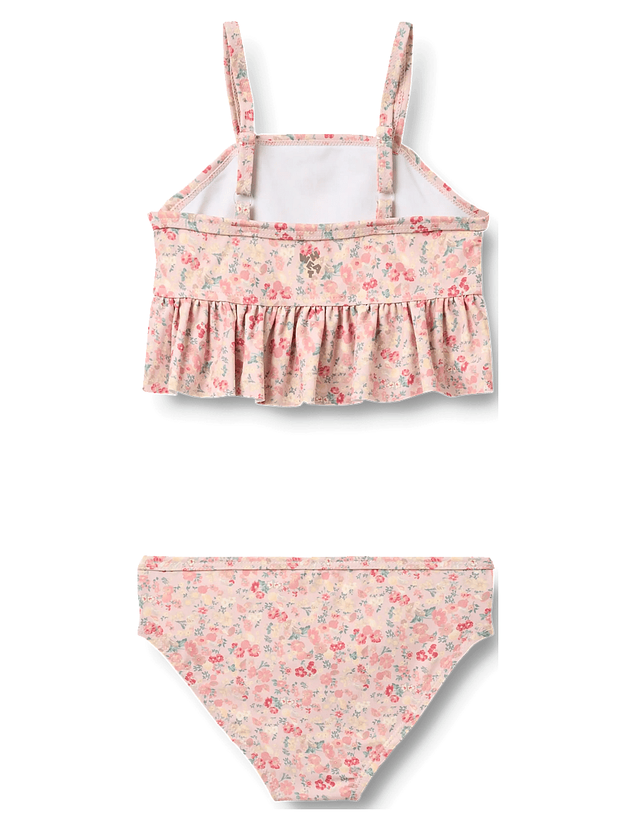 Wheat - Bikini Lærke - uv-kaitsega riided - powder flowers and seashells - 1