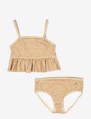 Wheat - Bikini Lærke - sommarfynd - golden green stripe - 0