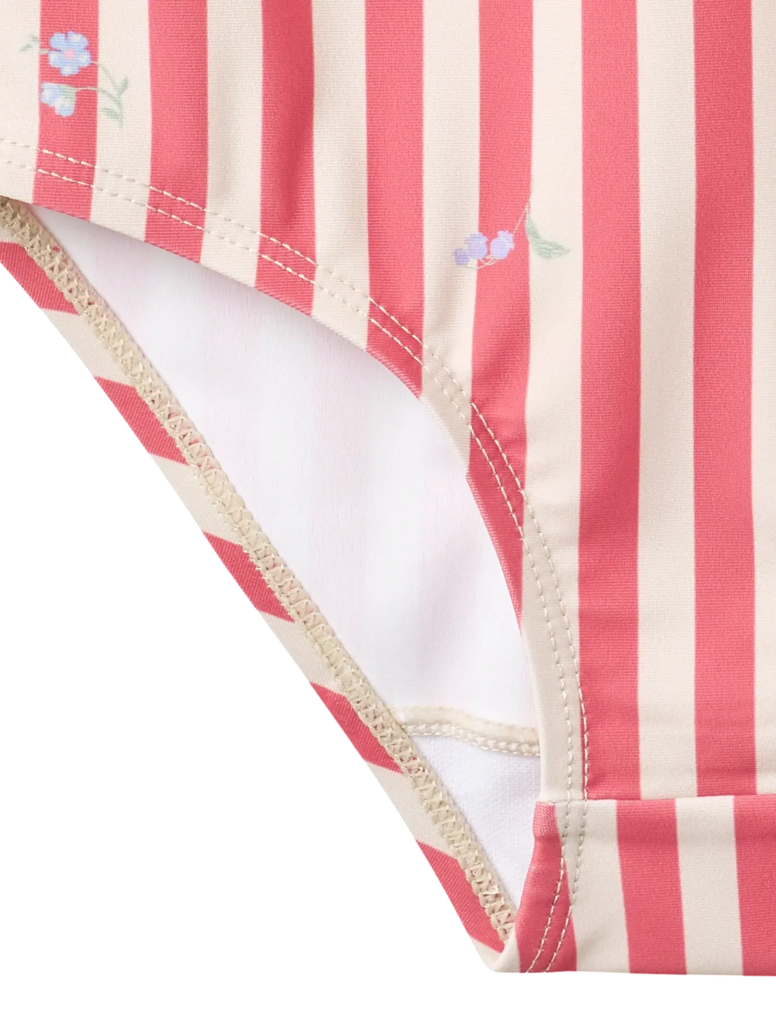 Wheat - Swimsuit Selma - uv-bekleidung - red stripe flowers - 4