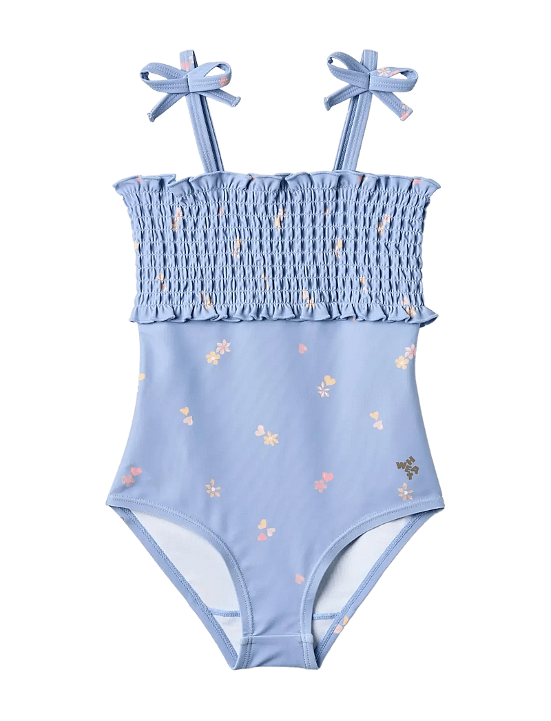 Wheat - Swimsuit Selma - badeanzüge - morning sky hearts - 1