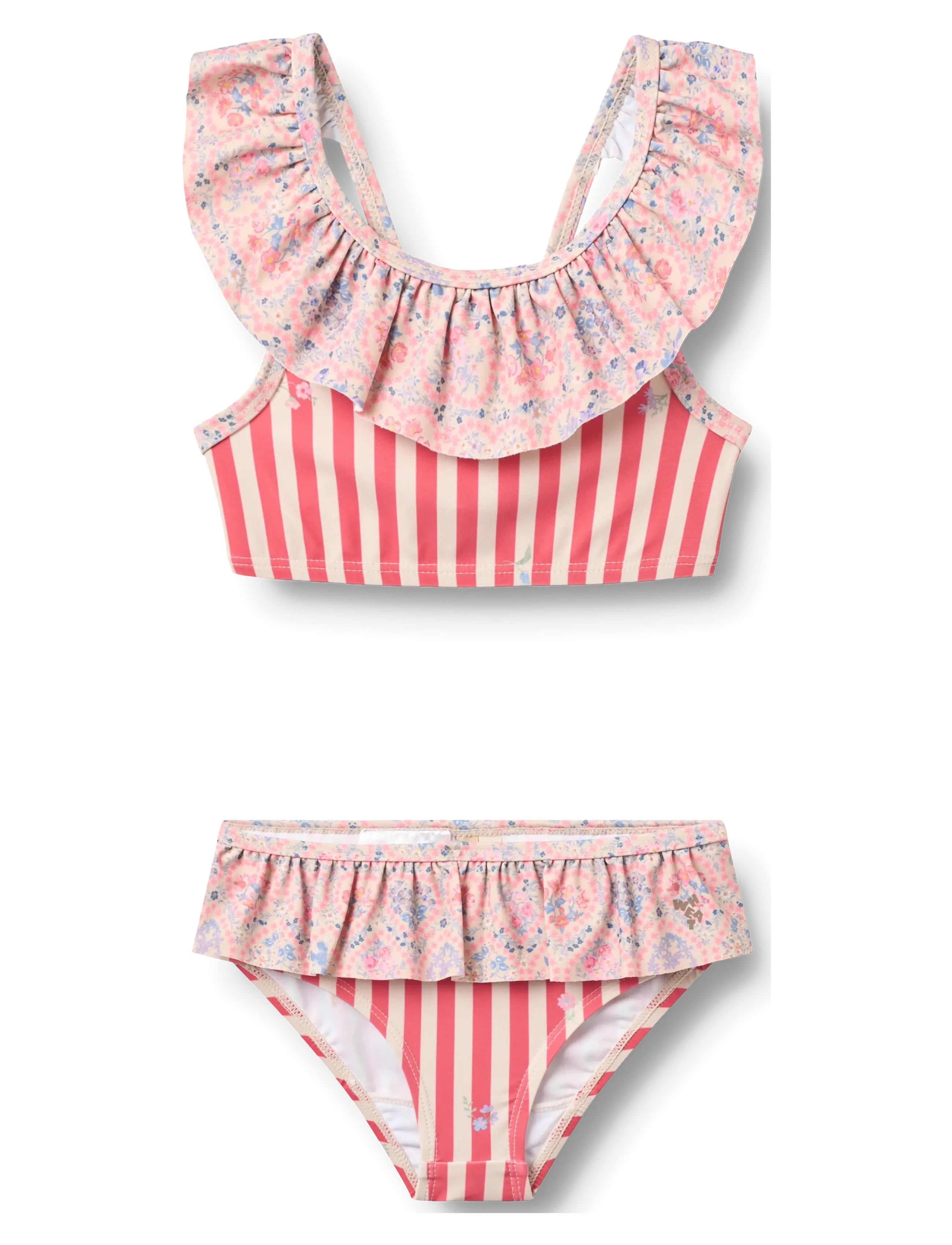 Wheat Bikini Bothilda - Wheat - PINK HEART FLOWERS / pink/rose