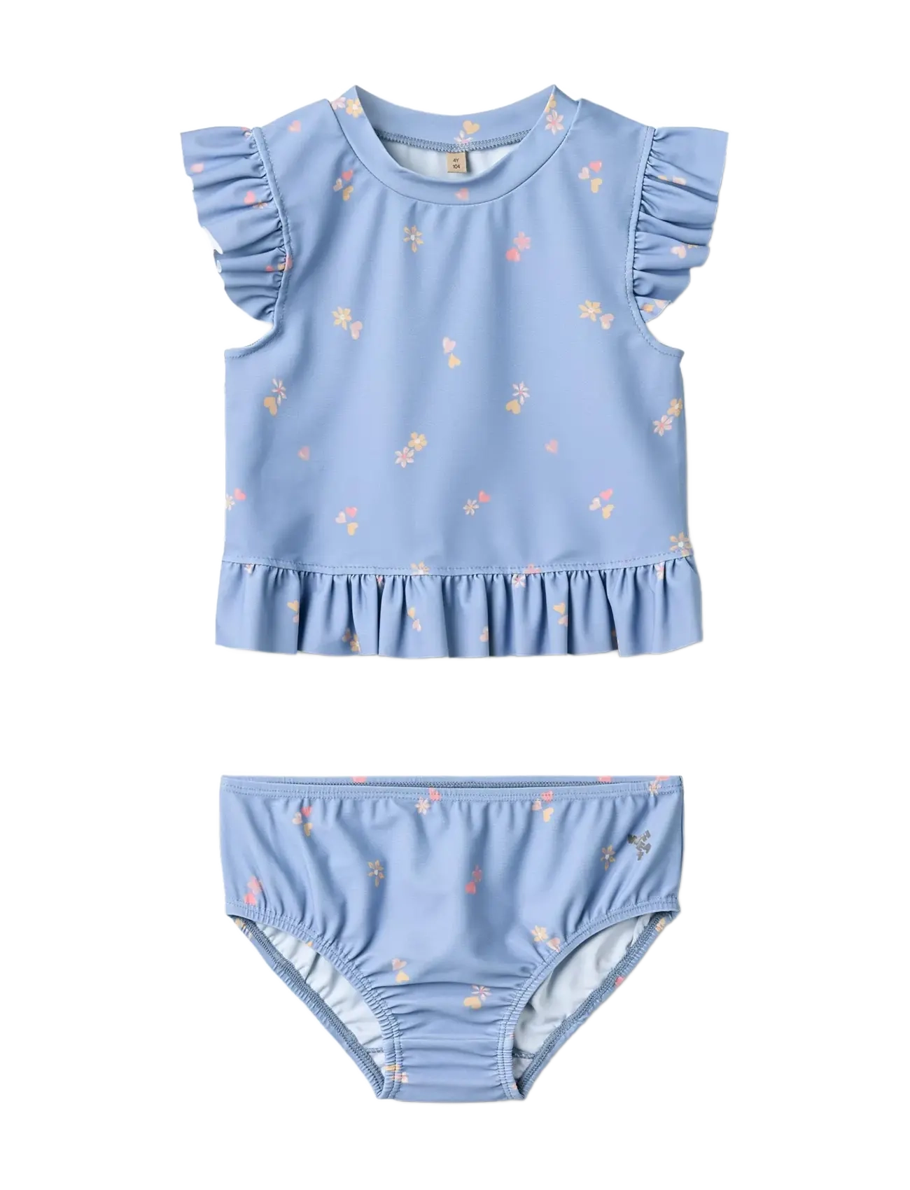 Wheat Swim Set 2-piece Alma - Bikinit - MORNING SKY HEARTS / blue