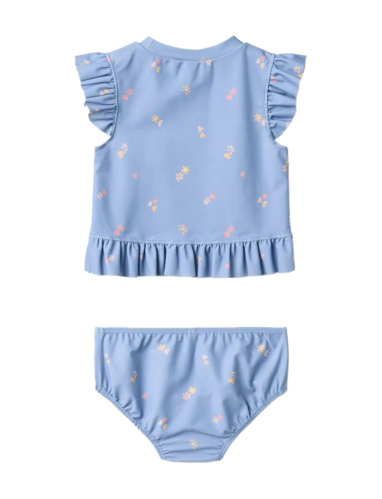 Wheat - Swim Set 2-piece Alma - uv-tøj - morning sky hearts - 2
