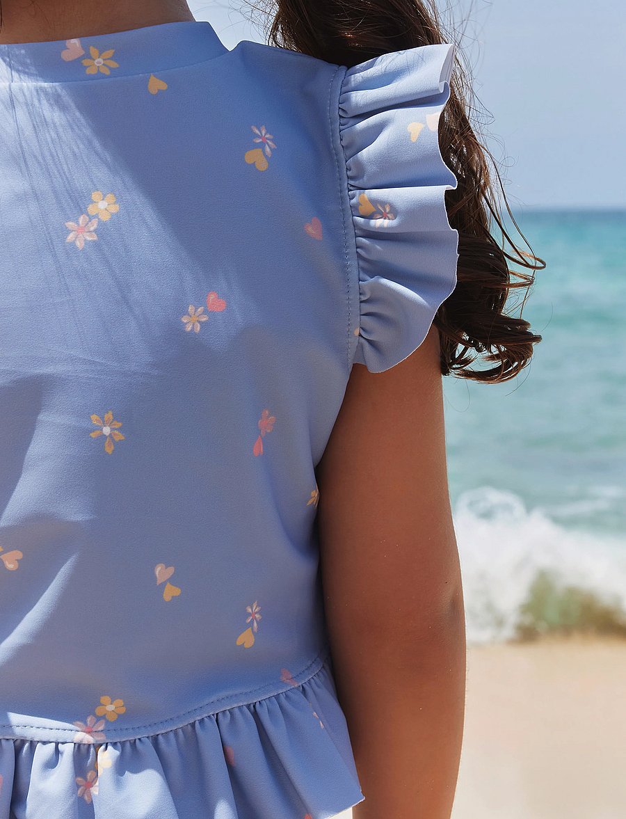 Wheat - Swim Set 2-piece Alma - uv-bekleidung - morning sky hearts - 3