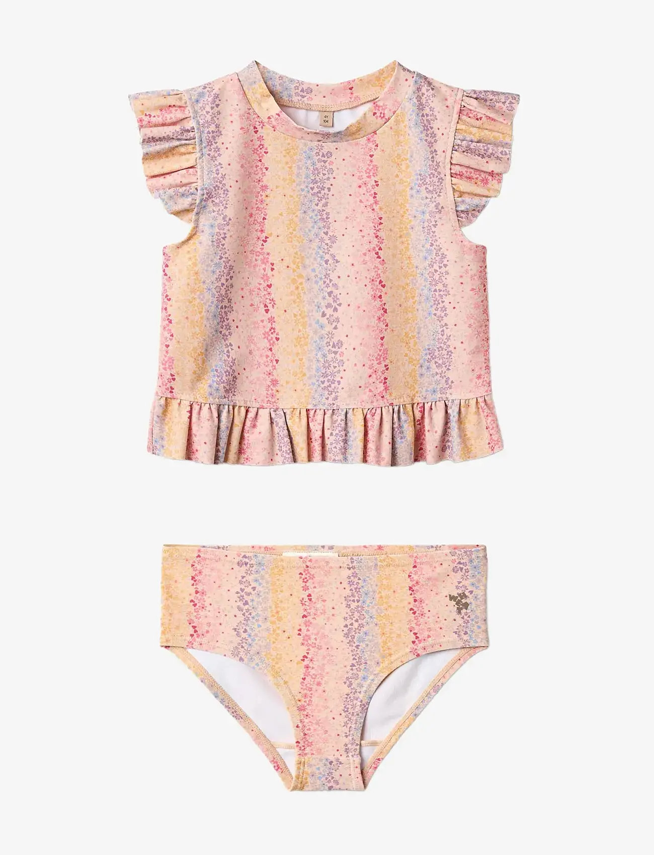 Wheat - Swim Set 2-piece Alma - bikiinid - multi rainbow - 0