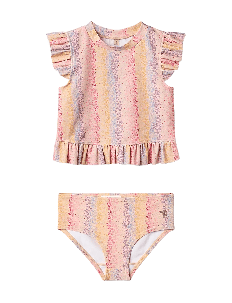 Wheat - Swim Set 2-piece Alma - uv-kaitsega riided - multi rainbow - 0