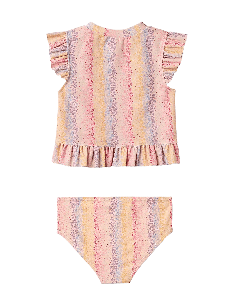 Wheat - Swim Set 2-piece Alma - uv-kaitsega riided - multi rainbow - 1