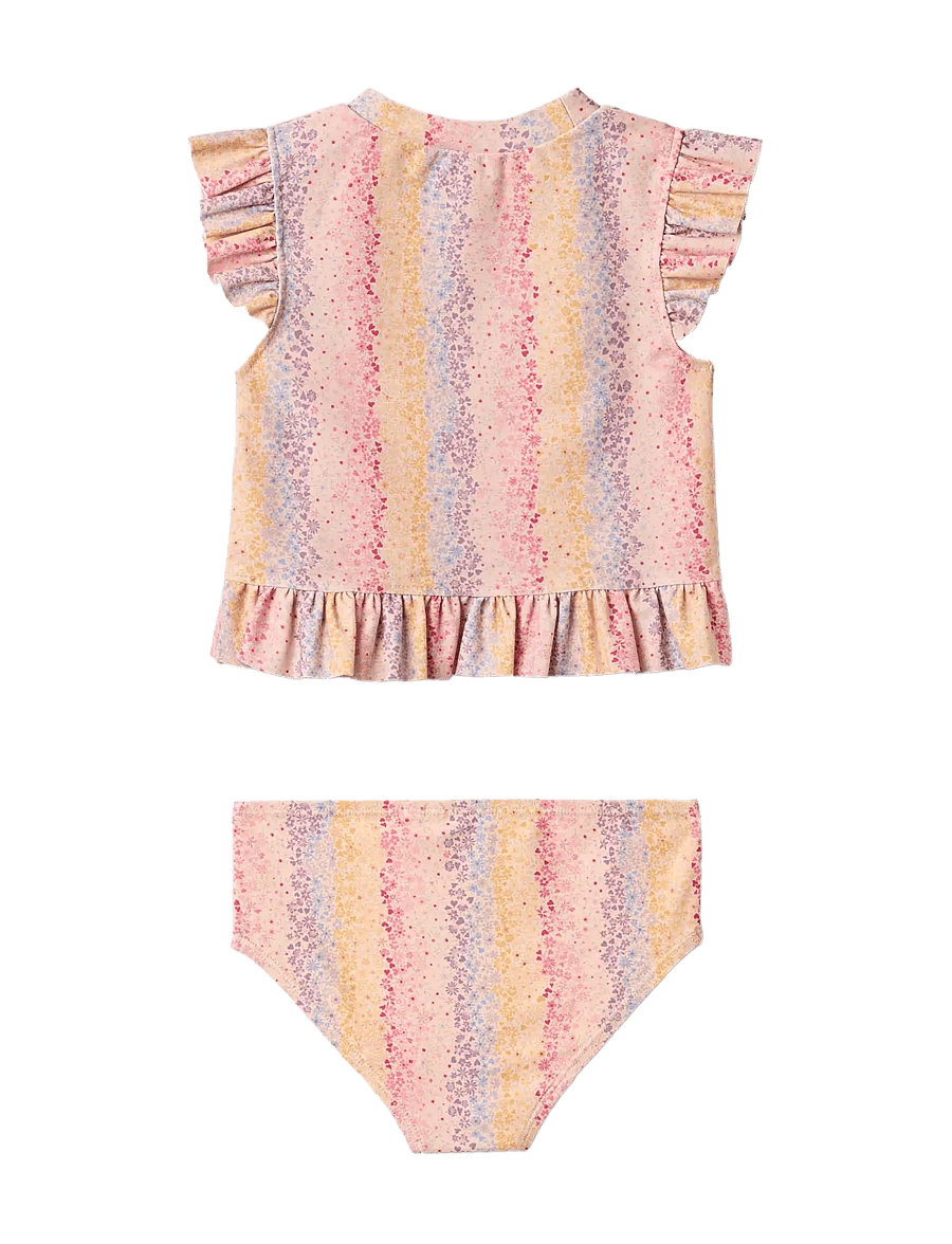 Wheat - Swim Set 2-piece Alma - uv-kaitsega riided - multi rainbow - 1