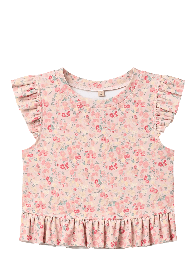 Wheat - Swim Set 2-piece Alma - bikinis - powder flowers and seashells - 2