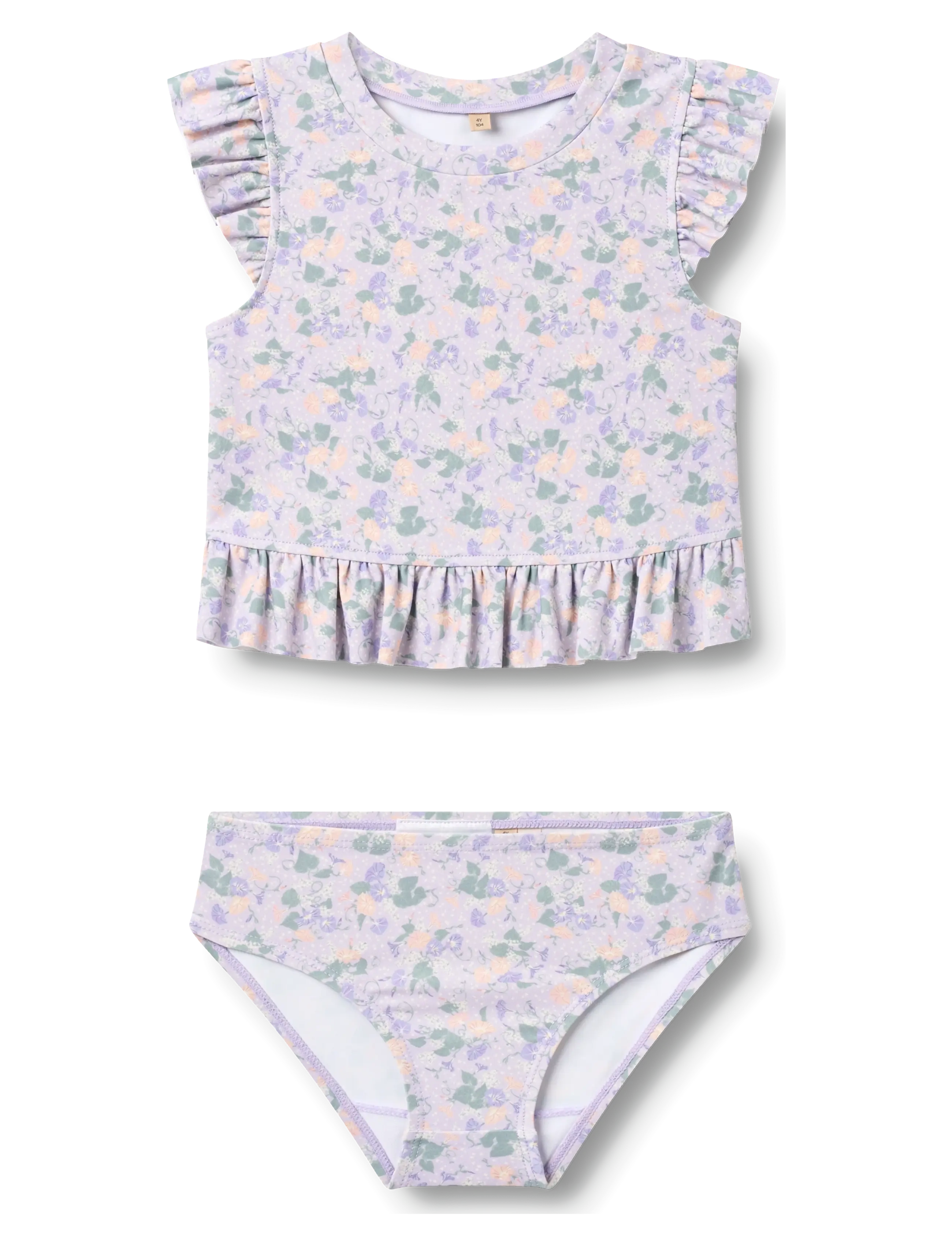 Wheat Swim Set 2-piece Alma - Wheat - PURPLE LIGHT PETUNIAS / purple