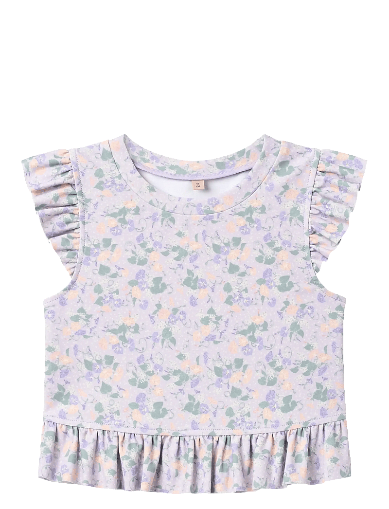 Wheat - Swim Set 2-piece Alma - bikinis - purple light petunias - 2