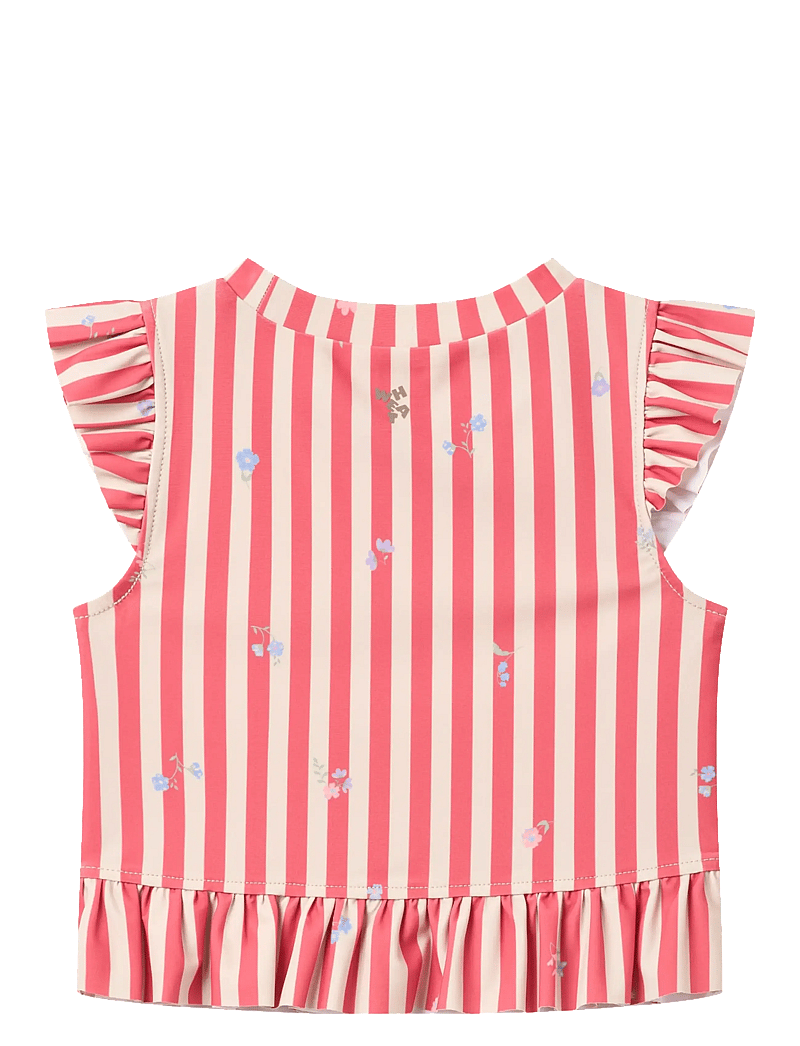 Wheat - Swim Set 2-piece Alma - bikinis - red stripe flowers - 3