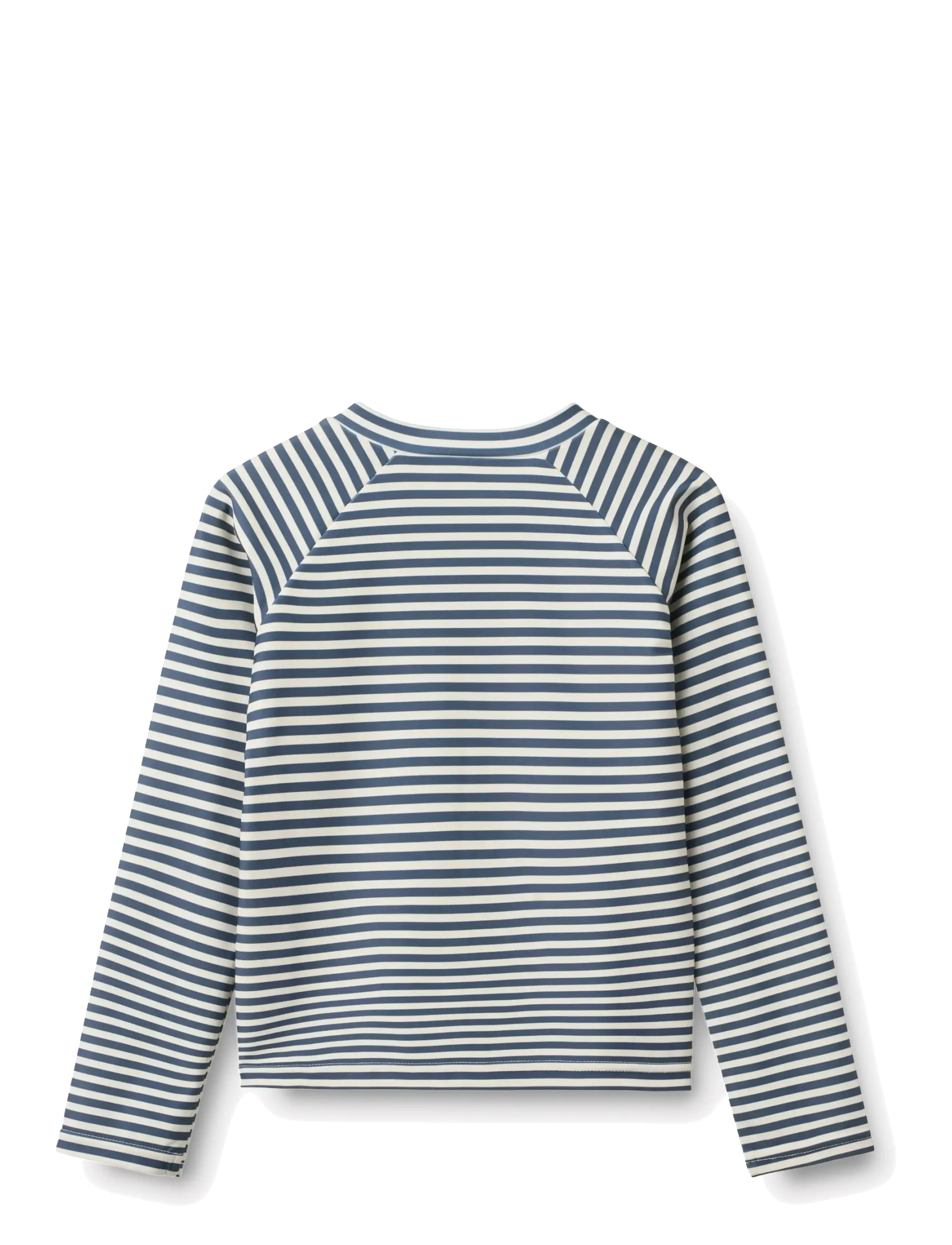 Wheat - Swim T-shirt L/S Zip Ada - badeoverdele - blue stripe - 1