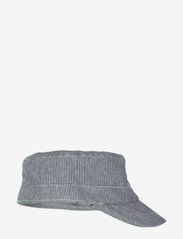 Wheat - Cap Emil - skrybėlės - navy denim stripe - 0