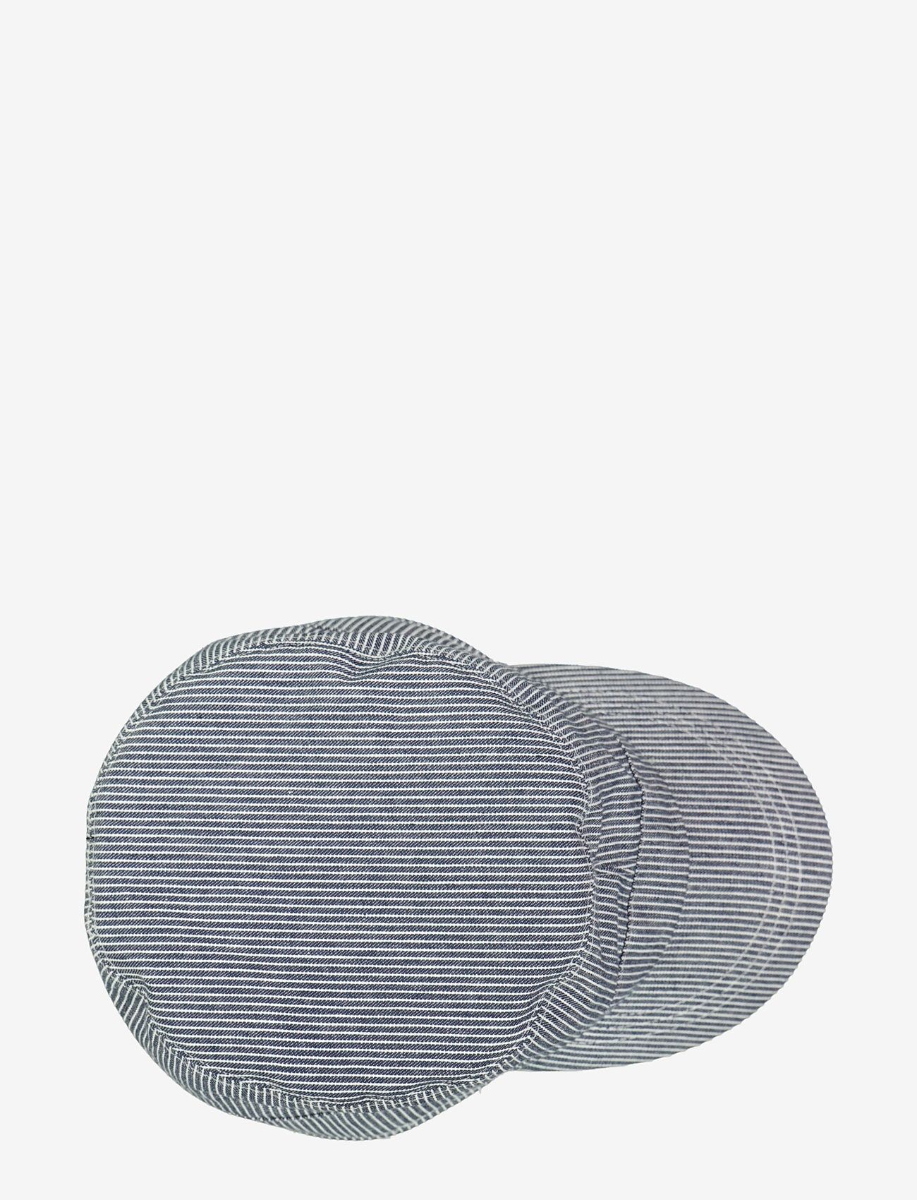 Wheat - Cap Emil - skrybėlės - navy denim stripe - 1