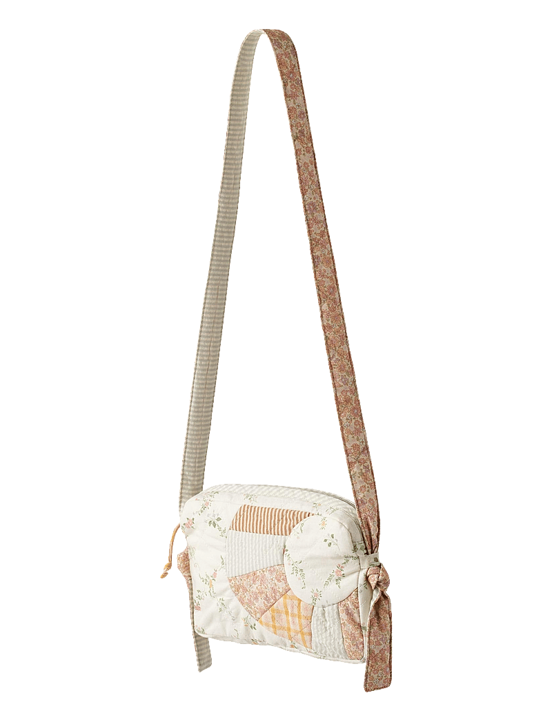 Wheat - Sunday Bag Moono - ivory checked flowers - 0