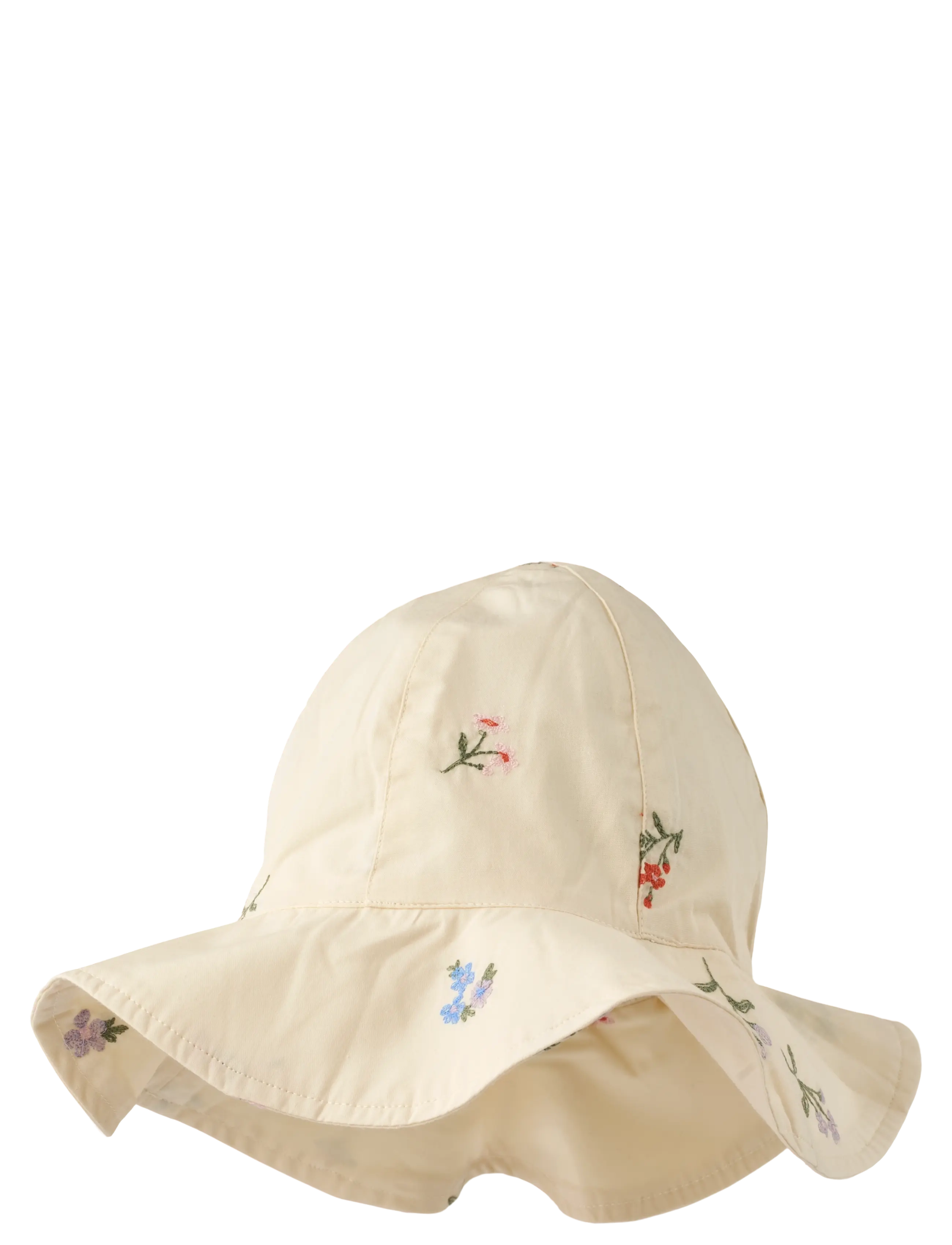 Wheat Sun Hat Daisy - Aksessuaarid - IVORY EMBROIDERY FLOWERS / cream