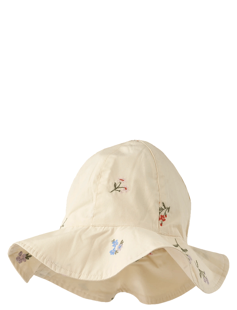 Wheat - Sun Hat Daisy - solhattar - ivory embroidery flowers - 0