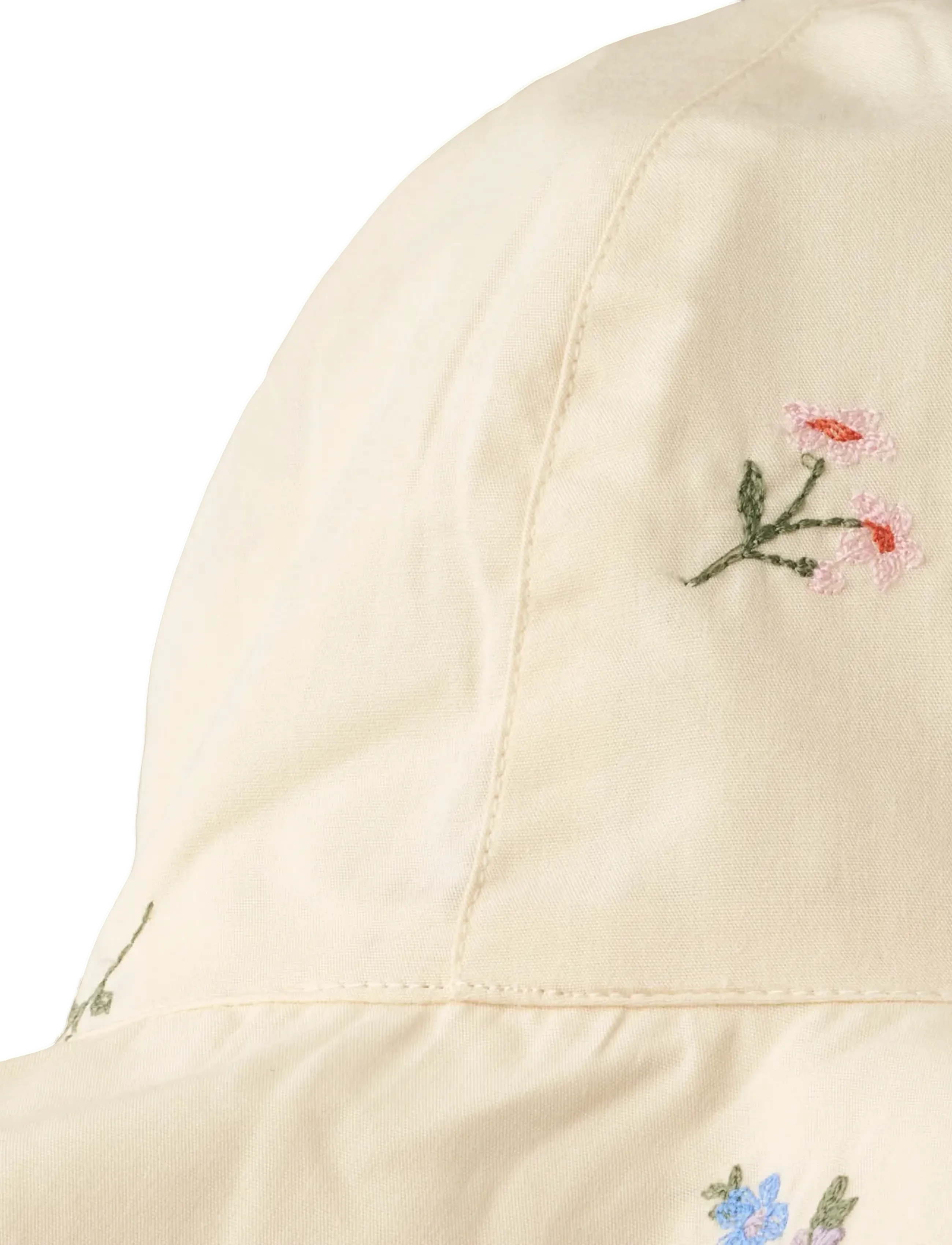 Wheat - Sun Hat Daisy - sun hats - ivory embroidery flowers - 1