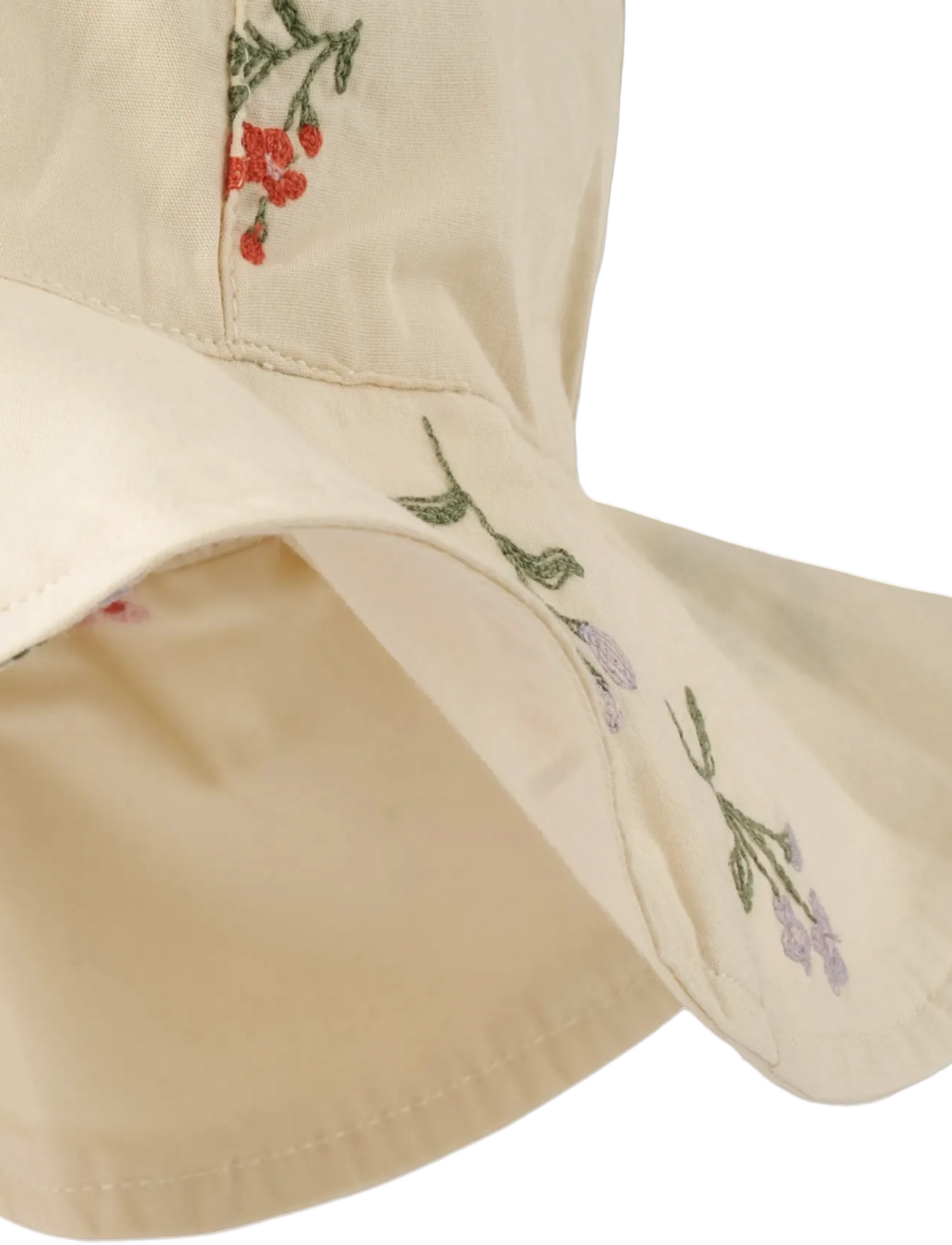 Wheat - Sun Hat Daisy - sun hats - ivory embroidery flowers - 2