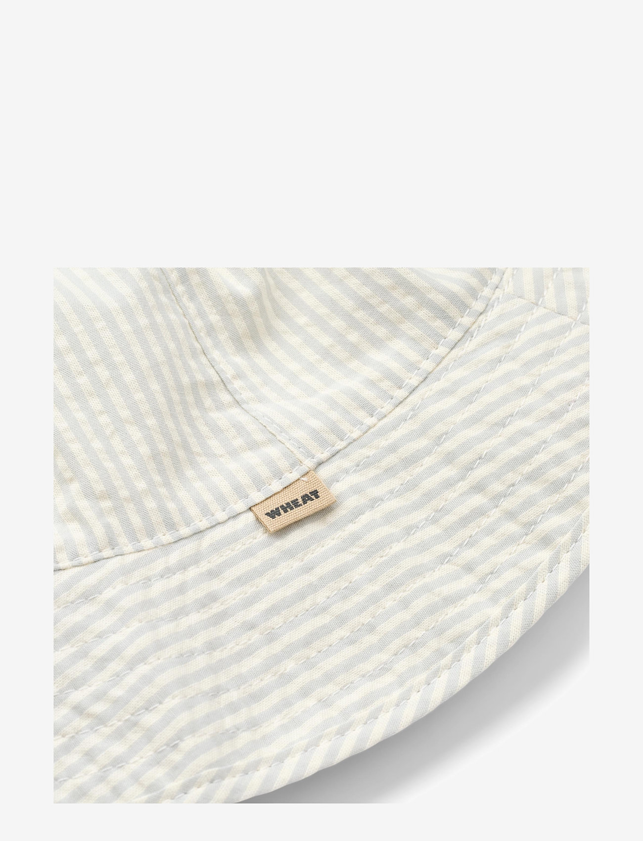 Wheat - Bucket Hat Alec - summer blue stripe - 1