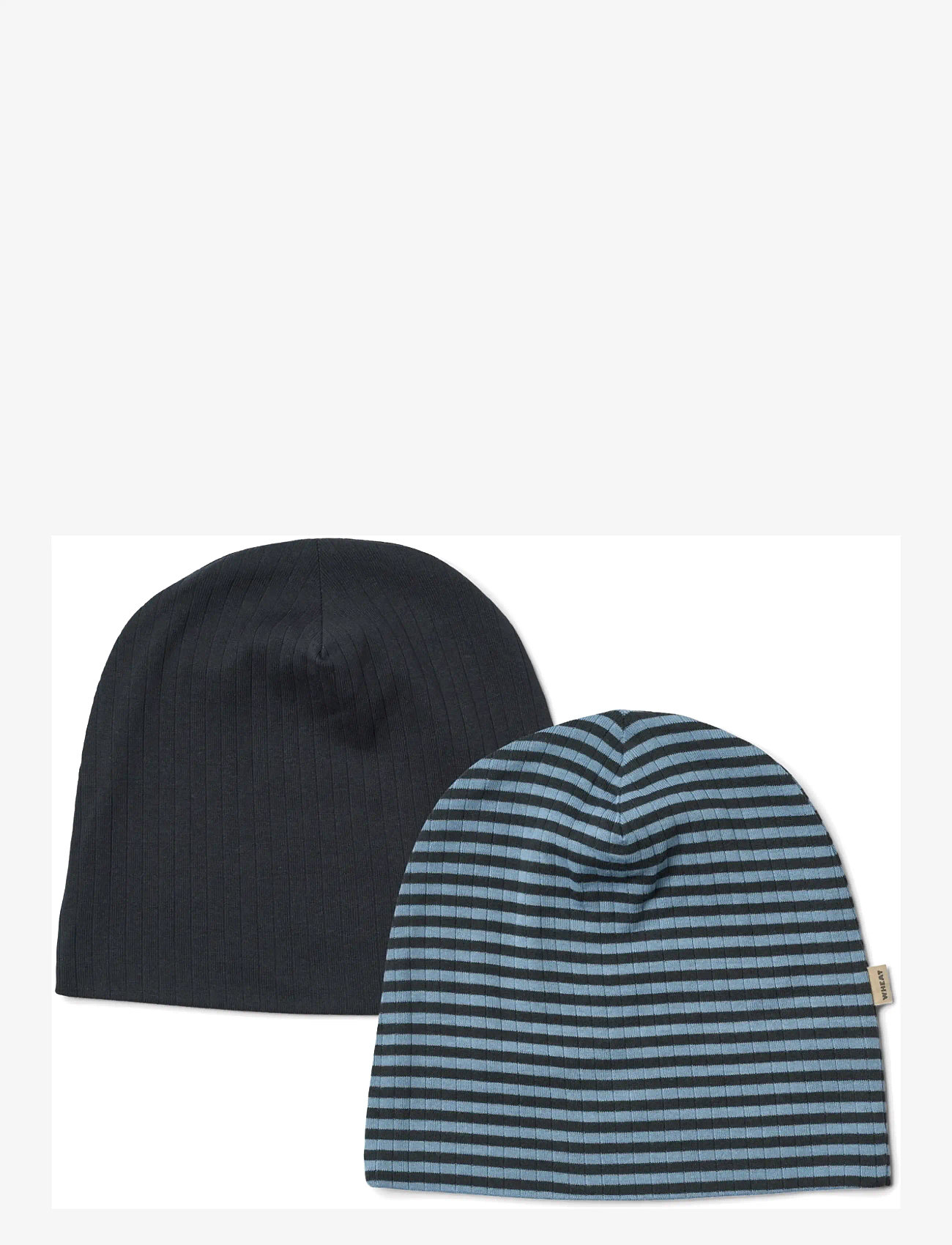 Wheat - 2 Hat Soft Aidan - accessories - bright blue stripe - 0