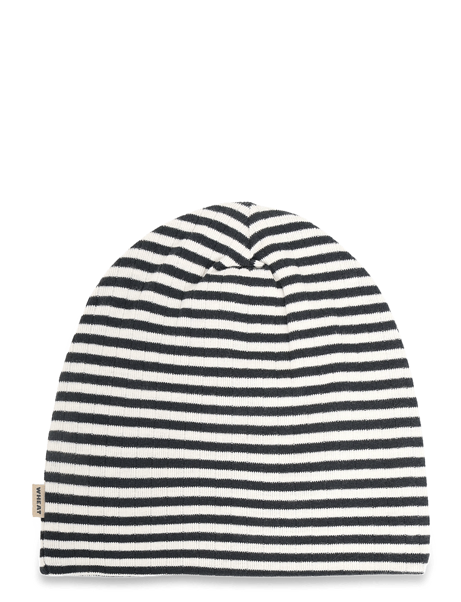 Wheat - 2 Hat Soft Aidan - beanies - navy rib stripe - 1
