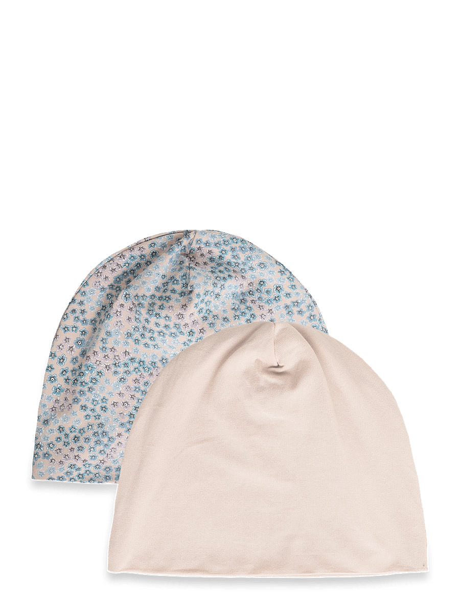 Wheat - 2 Hat Soft Aidan - powder blue flowers - 0