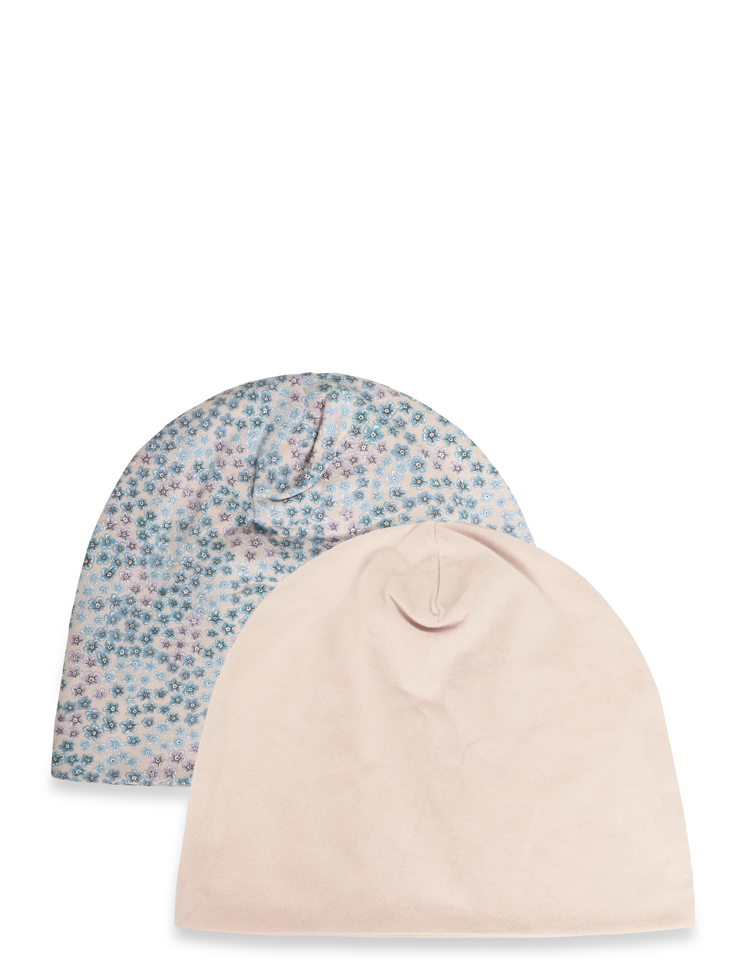 Wheat - 2 Hat Soft Aidan - powder blue flowers - 1