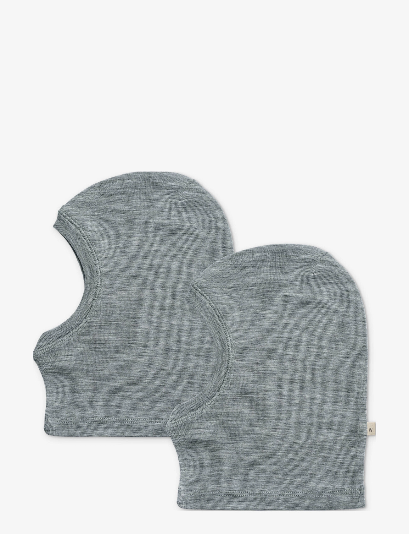 Wheat 2 Wool Balaclava Kim - Hats - MELANGE GREY / grey