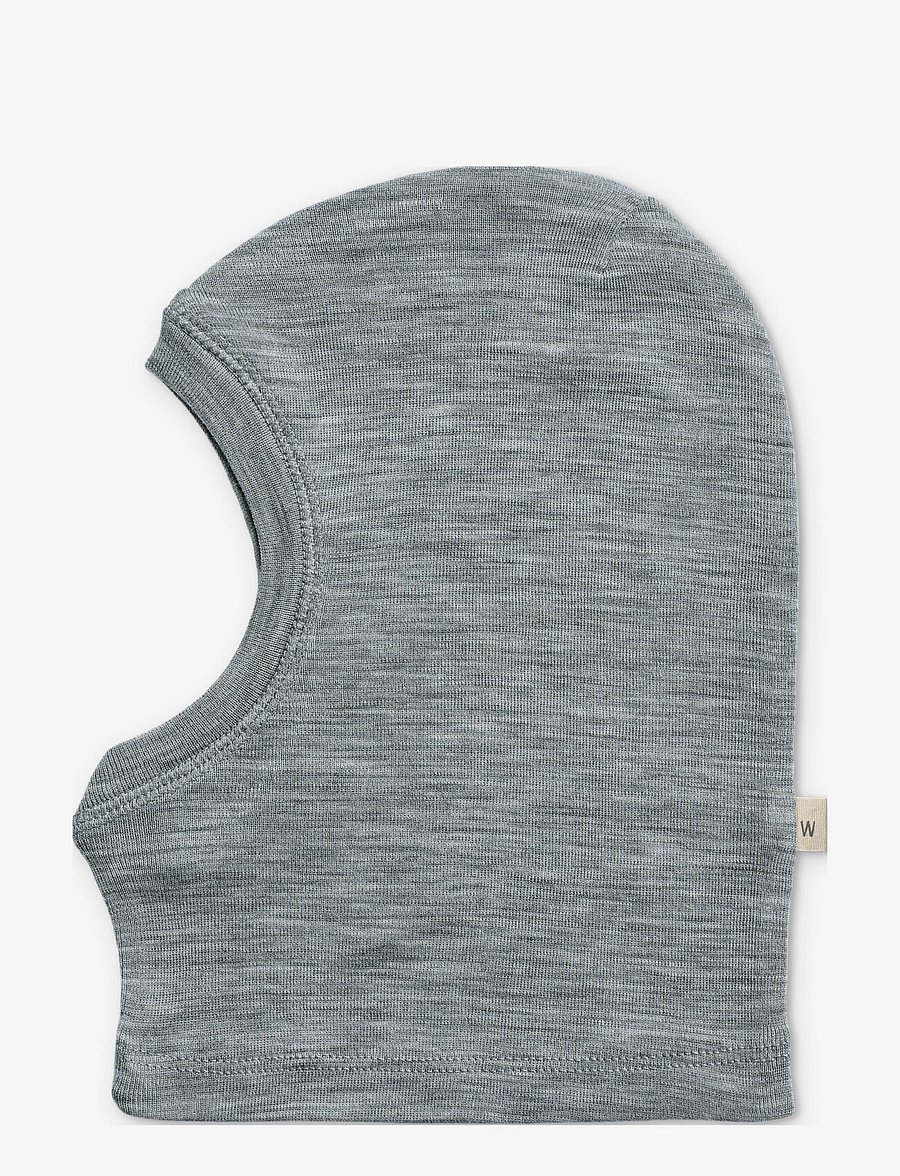 Wheat - 2 Wool Balaclava Kim - talveaksessuaarid - melange grey - 1