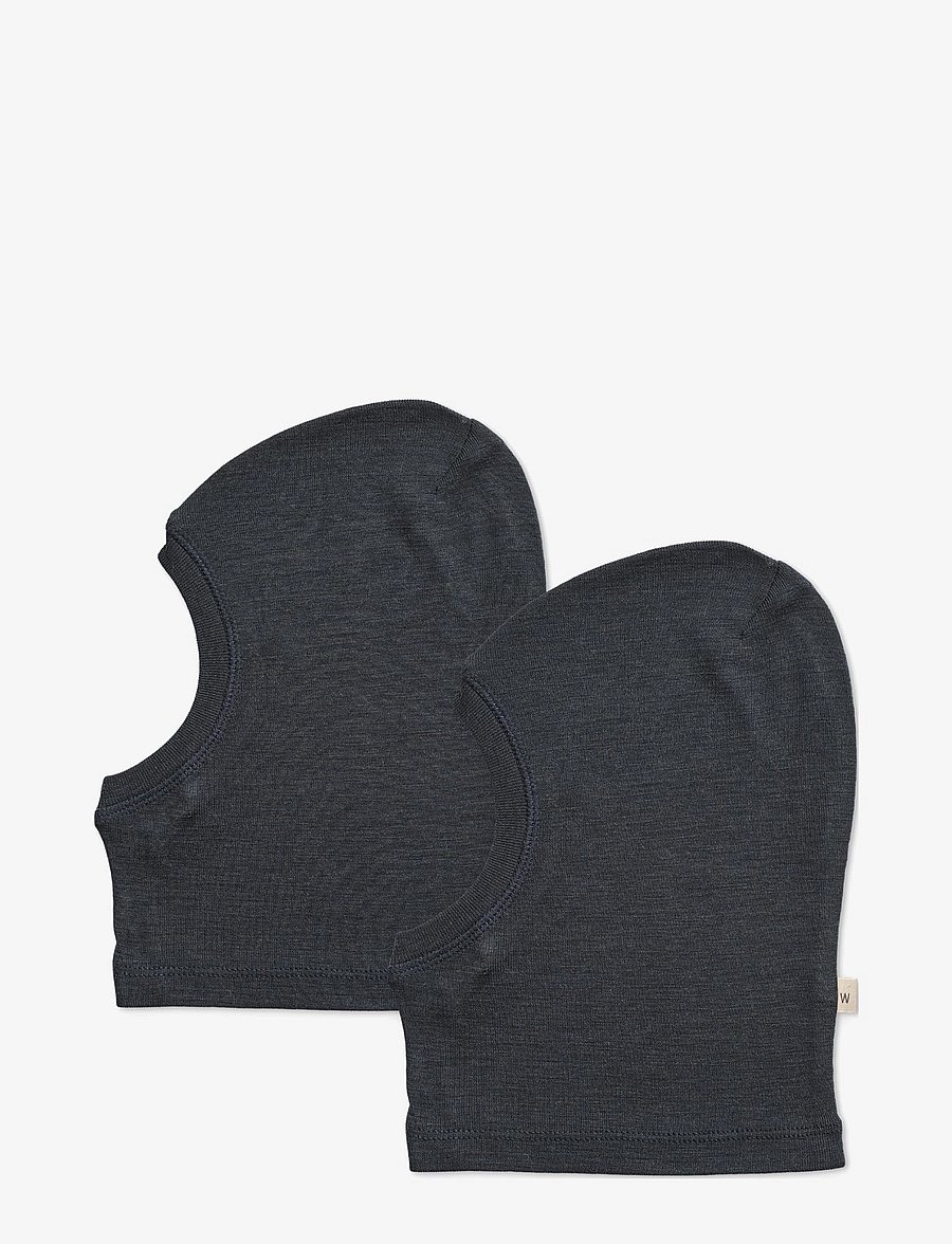 Wheat - 2 Wool Balaclava Kim - winteraccessoires - navy - 0