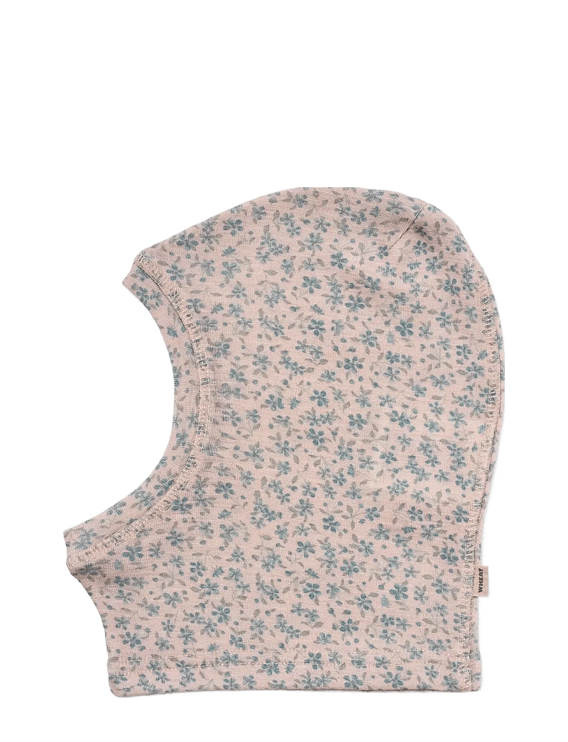 Wheat - 2 Wool Balaclava Kim - blue flowers - 2