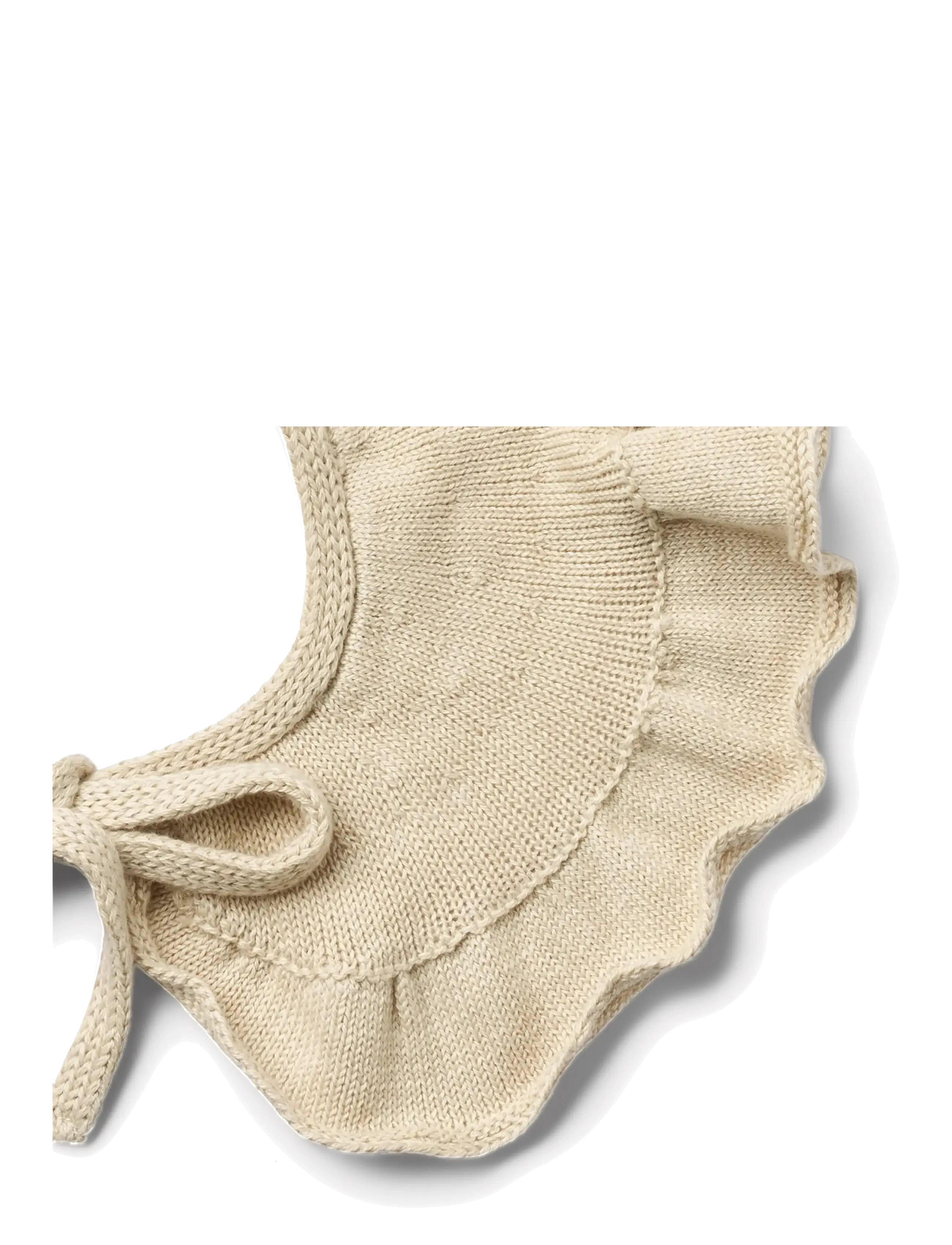 Wheat - Knit Collar Edele - sallid - offwhite - 2